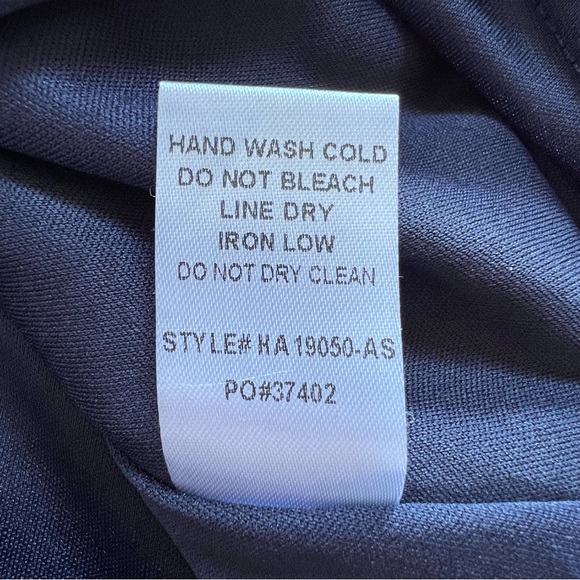 ⭐️ Altar’d State Roxana Navy Wrap Dress Fun and Flirty Size MEDIUM - Picture 13 of 14